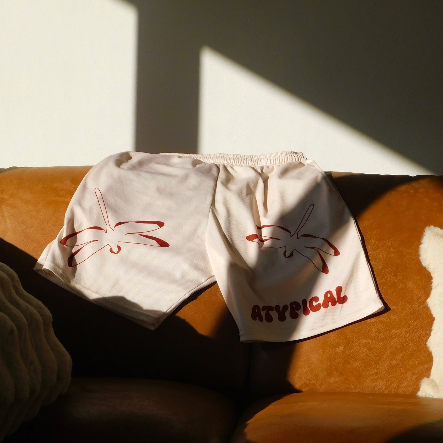 Cream 'n Maroon Shorts - Project 2